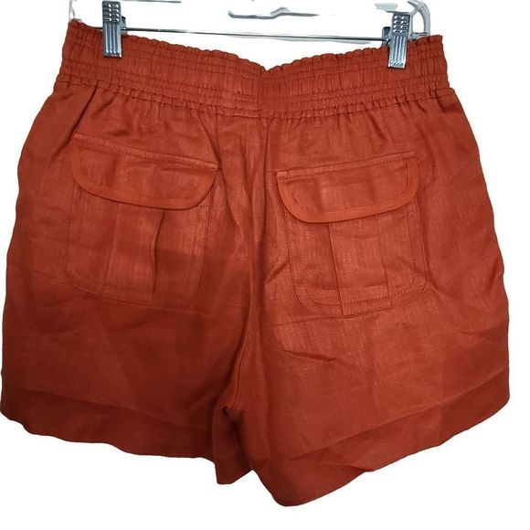 J.Crew Orange Linen Shorts Size Small - Picture 8 of 11